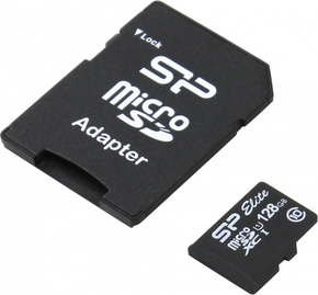 Silicon Power Mem. kartica microsdxc 128gb silicon power uhs-i u1 class10 sr104+adapter