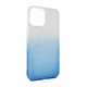 Torbica Double Crystal Dust za iPhone 12 6.7 plavo srebrna