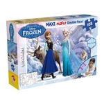 Lisciani Slagalica Frozen Elsa i Anna 2u1 složi i oboji 108pcs maxi 46904