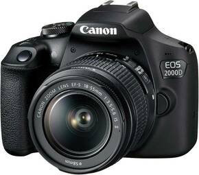 Canon EOS 2000D SLR crni digitalni fotoaparat
