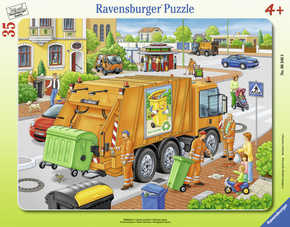 Ravensburger puzzle (slagalice) - Đubretari u gradu RA06346