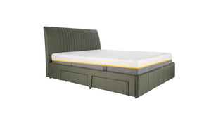 Padova krevet sa podnicom i fiokama 171x226x110 cm zeleni