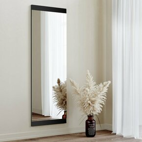 HANAH HOME Boy Aynası Dekoratif Basic Siyah 40x120