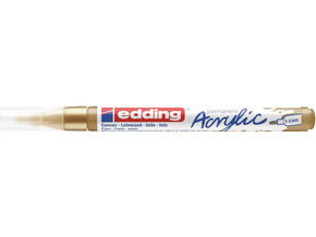 Edding Akrilni marker E-5300 fine 1-2mm obli vrh zlatna
