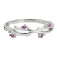 J&amp;B Jewellery 925 Srebrni Prsten 00000104-Pink