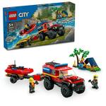 LEGO 60412 Vatrogasni kamion 4x4 s čamcem za spasavanje
