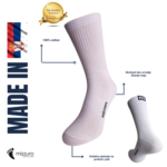 Mizzuro Sportska čarapa bela M