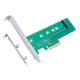 E green PCI Express M 2 NGFF SSD na PCI Express SATA 4 x 3 0 Adapter