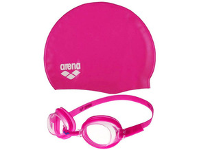 Arena Dečji Set za plivanje naočare + kapa za plivanje 92423-92