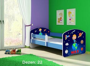 Deciji krevet ACMA II 140x70 + dusek 6 cm BLUE22