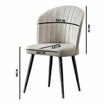 Rubi - Cappuccino CappuccinoBlack Chair Set (4 Pieces)