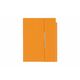 VELVET Notes sa magnetnim preklopom B6 - Narandžasta , papir Šamoa 80 g/m2