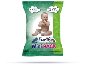 Turtles Mini Pack 4 kom Pelene za decu V5 Junior