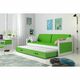 Drveni dečiji krevet Dawid sa dodatnim krevetom - 200x90 cm - zeleni