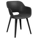 Keter Baštenska plastična stolica Akola grafit Keter CU 235829