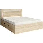 Fino 50 krevet bez podnice 165,5x204,5x100 cm natur (sonoma hrast)
