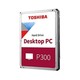 Toshiba P300 HDWD240UZSVA HDD, 4TB, SATA, SATA3, 5400rpm, 128MB cache/64MB Cache, 3.5"
