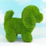 Aniplants - figura od veštačke trave - Pas 35cm