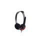 Gembird MHS-002 slušalice, 3.5 mm, crna/crvena, 105dB/mW, mikrofon
