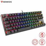 Genesis Thor 303 TKL mehanička tastatura, USB, bela/braon/crna