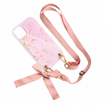 Torbica Fashion Strap Glitter za iPhone 11 Pro Max 6.5 roze