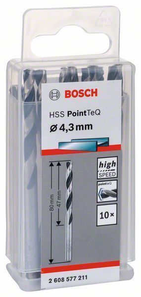 Bosch HSS spiralna burgija PointTeQ 4