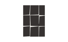 Tepih Shuffle Cube 160x230cm crni