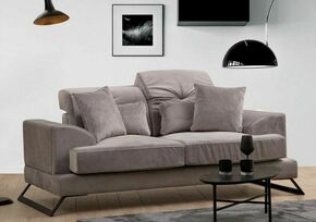 Atelier Del Sofa Petra 2 - Light Grey Light Grey 2-Seat Sofa