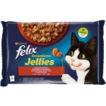 Felix Hrana za mačke Sensations Govedina i Piletina žele 4x85gr