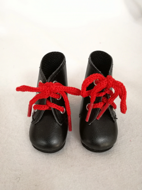 Paola Reina Crne duboke cipele za lutke od 32cm