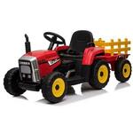 Bez brenda Dečiji traktor sa prikolicom na akumulator 261 crveni
