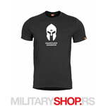 Spartan Helmet Pentagon crna majica od pamuka