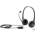 HP Stereo Headset T1A67AA slušalice, USB, crna