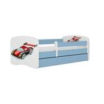 Babydreams krevet+podnica+dušek 90x164x61 cm beli/plavi/print auto