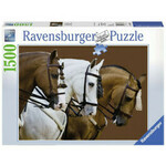 RAVENSBURGER puzzle (slagalice) - dva braon jedan beli konj RA16339
