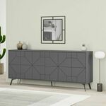 Hanah Home Dune - Anthracite Anthracite Console