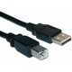 FAST ASIA Kabl USB A - USB B MM 3m crni