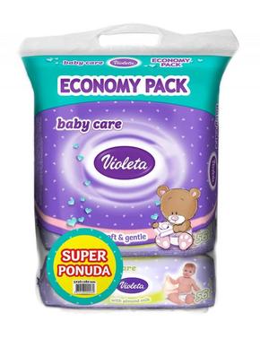 Violeta Baby Vlazne maramice 56 BADEM 5-pack