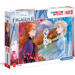 CLEMENTONI puzzle 60 maxi frozen 2