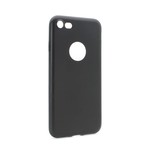 Maskica silikonska Skin za iPhone 8 mat crna sa otvorom za logo