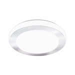 Eglo Carpi plafonjera/1, Led, 16w, 1500lm, ip44, prečnik 385, hrom/bela