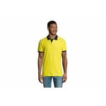 SOL'S PRINCE muška polo majica sa kratkim rukavima - Limun žuta/teget, XL