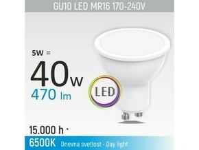 Mitea Lighting LED sijalica GU10 5W M1 6500K 170-240V
