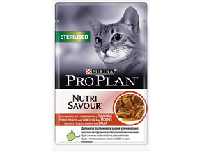 Pro Plan Hrana za mačke Sos Sterilised Govedina 85g