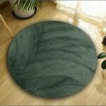 Conceptum Hypnose Oval Plush - Dark Grey Dark Grey Carpet (100 cm)