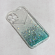 Torbica Heart Glitter za iPhone 12 Pro Max 6.7 mint