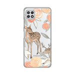 Torbica Silikonska Print Skin za Samsung A226B Galaxy A22 5G Flower Deer