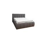 Ravenna krevet sa podnicom i prostorom za odlaganje 180x227x112cm sivi