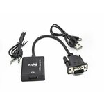 Adapter Kettz VGA na HDMI konvertor + audio 3.5mm V2H