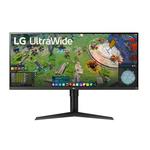 LG UltraWide 34WP65G-B monitor, IPS, 34", 21:9, 2560x1080, 75Hz, USB-C, HDMI, DVI, Display port, USB